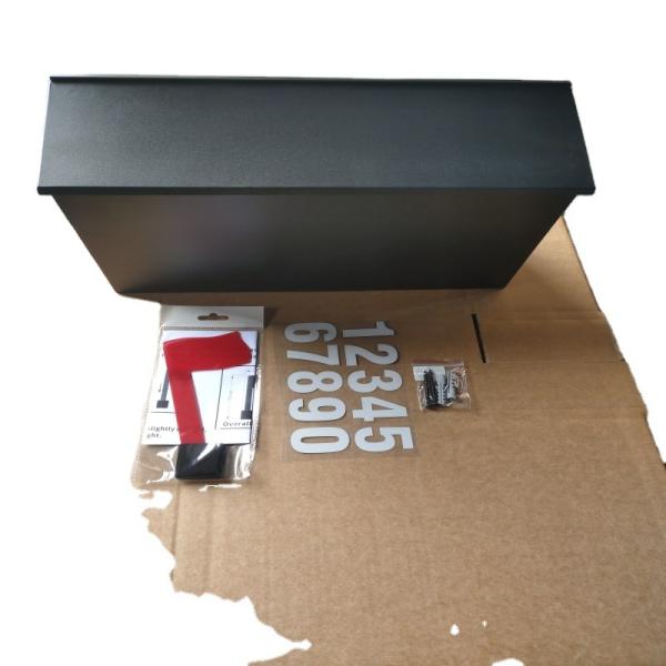 Outdoor Metal Magazine Newspaper Holders Post Mailboxes with Rust-Resistant