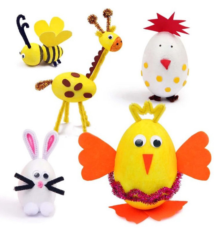 EPS Styrofoam Foam Eggs Stars Styrofoam Animal Fruit for Kids Hobbies DIY Material and Christmas Wedding
