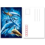 11X16cm 3D Lenticular Postcard With 5D Effect For Souvenir Tourist Gifts