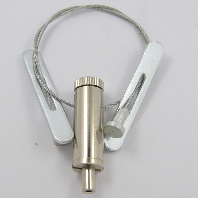 Lighting Wire Rope Components Custom Two-Way Wire Rope Cable Gripper Suspension Kits