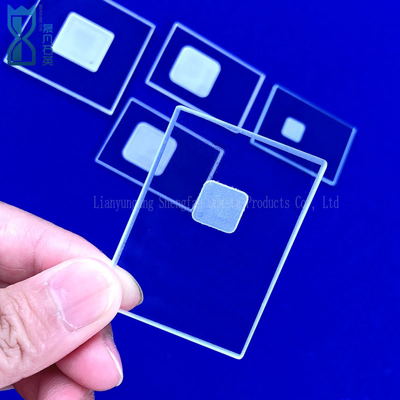100mm*2mm XRD Sample Tank Microbial Quartz Glass Slides for Lab