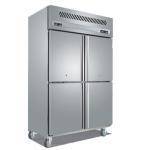 4 door 300W Commercial Stainless Steel Refrigerator Freezer