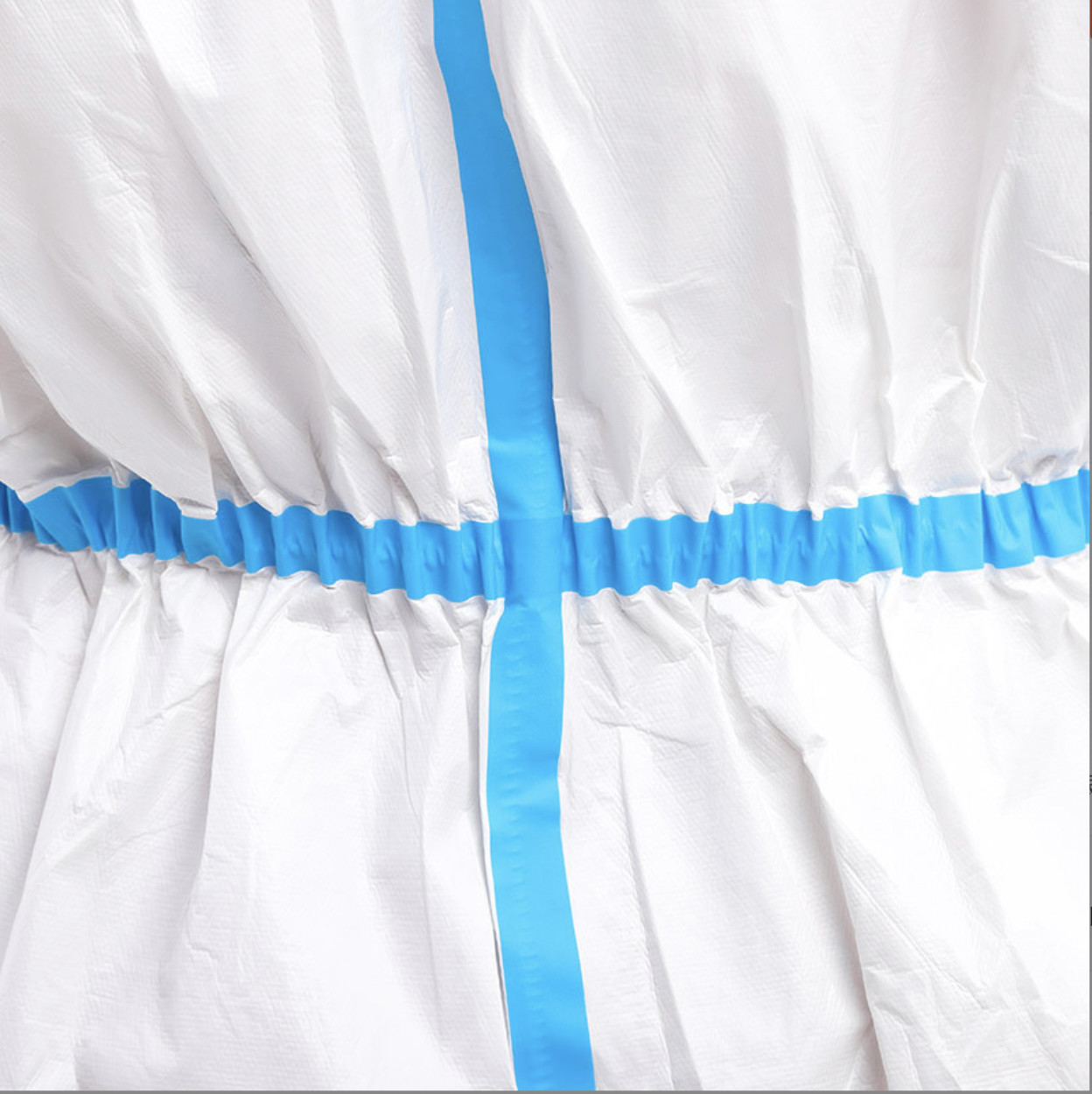 White List Factory Wholesale Price Affordable Industrial Use Clothing Chemical Coverall with Zipper and Custom Service