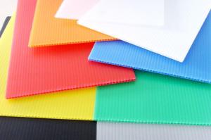 Quality 0.157'' Corrugated Plastic Sheet Antibacterial Leiser PP Hollow Board wholesale