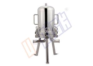 Quality Three Cores 316L Stainless Steel Filter Housing For Liquid Secondary Filtration wholesale