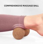 Sustainable Eco Yoga Ball Massage Stress Release Non Toxic Cork Yoga Ball
