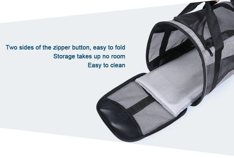 Cat Dog Shoulder Portable Pet Travel Carrier Package 5 Grid Ventilation