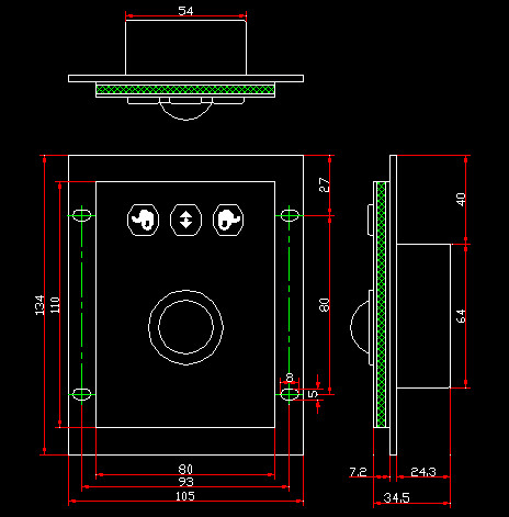 Explosion Proof Industrial Keyboard With Trackball Stainless Steel Material