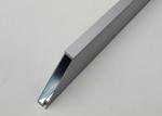 Anodizing Rectangle Aluminium Sliding Door Profiles For Wine Cabinet