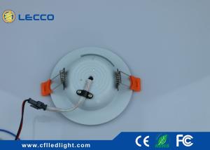 Quality LED Recessed Downlight 15W SMD 5730 Disk Type 30 00H Life Time 100 LM / W SDCM &lt; 3 wholesale