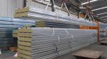 Heat Insulation Fireproof Rock Wool Sandwich Panel Roof Panel For Prefabricated