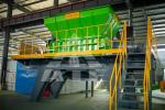 Double Shaft Waste Plastic Woven Bag Shredder Machine for Plastic Lumps
