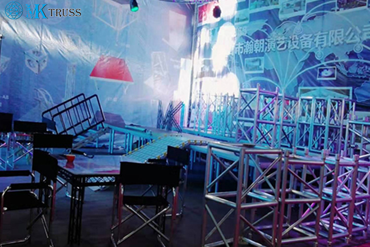 Aluminum Alloy 6061-T6 Exhibition Truss Display for Concert Wedding Event Show Lighting