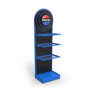 Quality Metal Drink Bottle Display Stand with LED Lighted Logo for Wholesale wholesale