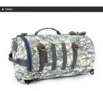 CAMO DOUBLE SHOULDER BUCKET BAG LARGE CAPACITY OUTDOOR CAMO BACKPACK SINGLE