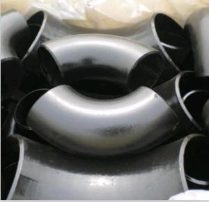 Quality A234 WPB Black Carbon Steel Pipe Elbow Fitting Sch40 High Pressure 90 Degree wholesale