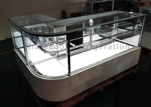 Quality Sharecool Countertop Refrigerated Cake Display 2500x680x1200mm With LED Lighting wholesale