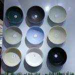 White Counter Top Wash Hand Basin Artificial Stone Bathroom Sink