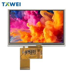 Quality 5-inch Industrial Control Car Mounted Capacitive Touch Screen RGB Interface 800x480 Resolution wholesale