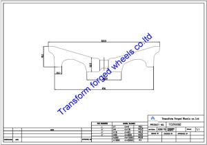 Quality TC190002 19 inch forged center disk blanks wholesale