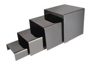 Quality Black Stainless steel buffet display stand SHKT-7023,metal buffet wholesale