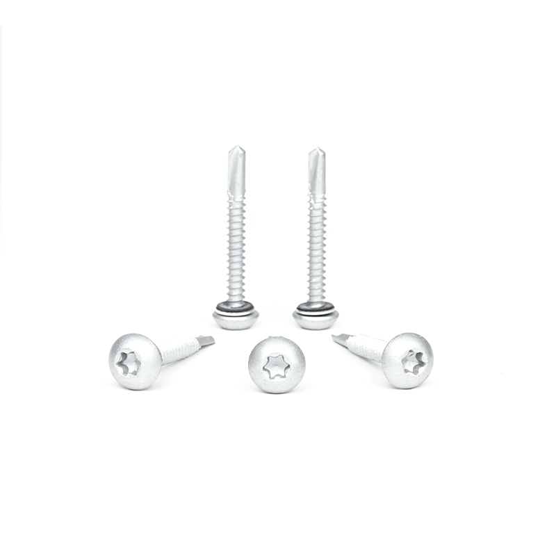 Wafer Head Style Self Drilling Screw Sus410 Stainless Steel ZINC Finish Self Tapping