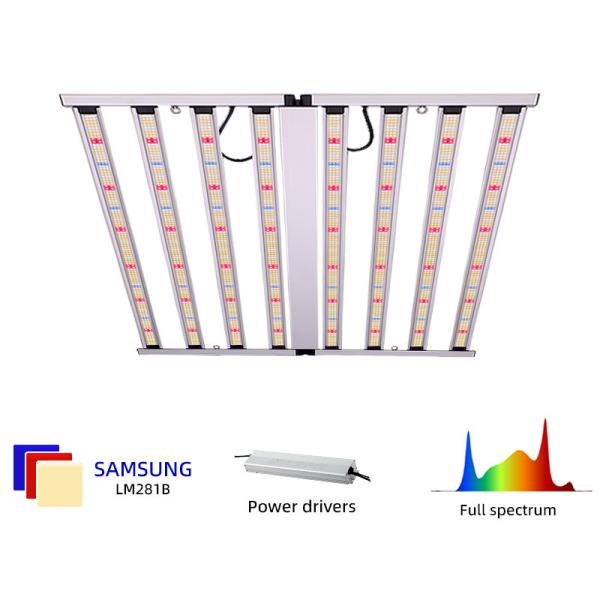 Grow Lights For Indoor Vegetables 800 Watt Foldable LED Grow Light Dimmable LED
