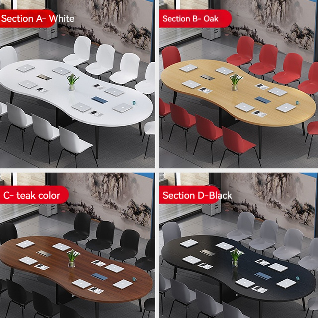 Modern Training Table and Chair Set for Productive Negotiations in Conference Rooms