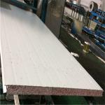 beautiful apperance metal surface 50mm insulated TPS sandwich wall panel
