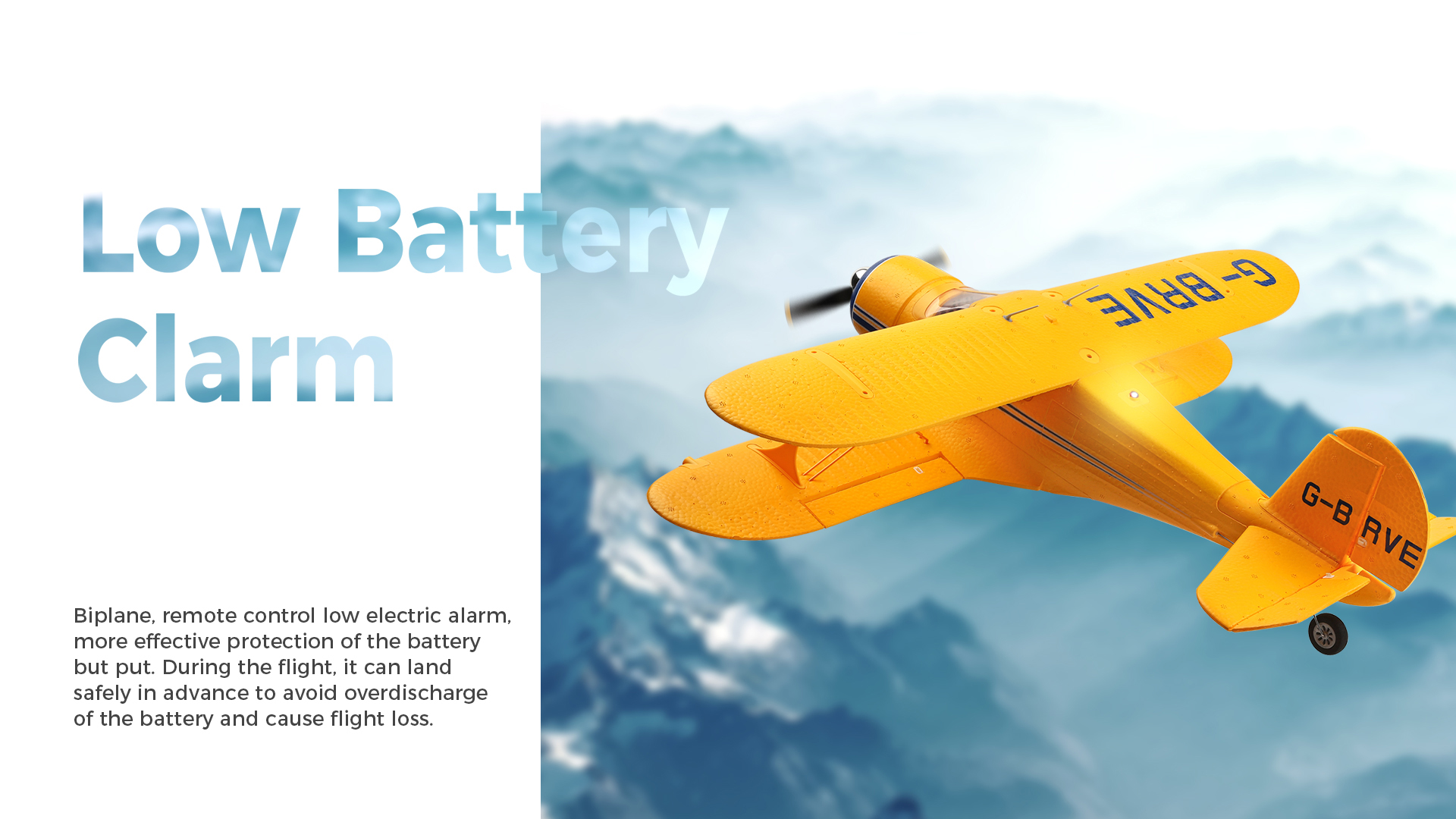 State of Assembly Ready-to-Go A300 Beech D17s 3d 6g 2.4g 4ch RC Airplane with Gyro Biplane and Brushless Motor Foam Electric