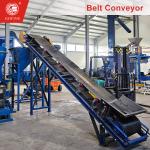 Electric Material Handling Belt Conveyor For Fertilizer Production Line
