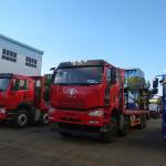CA3310P1K2L3T4BE5A80 FAW 8x4 Flatbed Special Purpose Truck With Euro 3 Emission