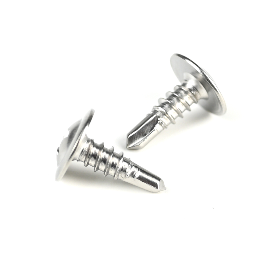 410 Stainless Steel Truss Wafer Phillips Head Self Drilling Screws for Electric Appliance