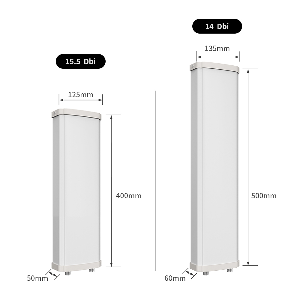 915MHz 15dBi 120 Degree MIMO Sector Antenna with Front to Back Ratio of 18