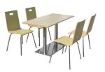 fiberglass FRP dining table and chair