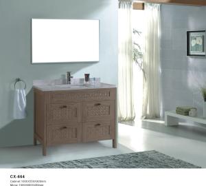 Quality Modern PVC Floor Mounted Bathroom Cabinets 1000*550*900mm with Four Drawers wholesale