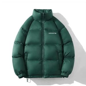 Quality OEM Custom Embroidered Warm Thicken Bubble Mens The Winter Down Coats High Quality Quilted Padded Down Puffer Jacket for Men wholesale