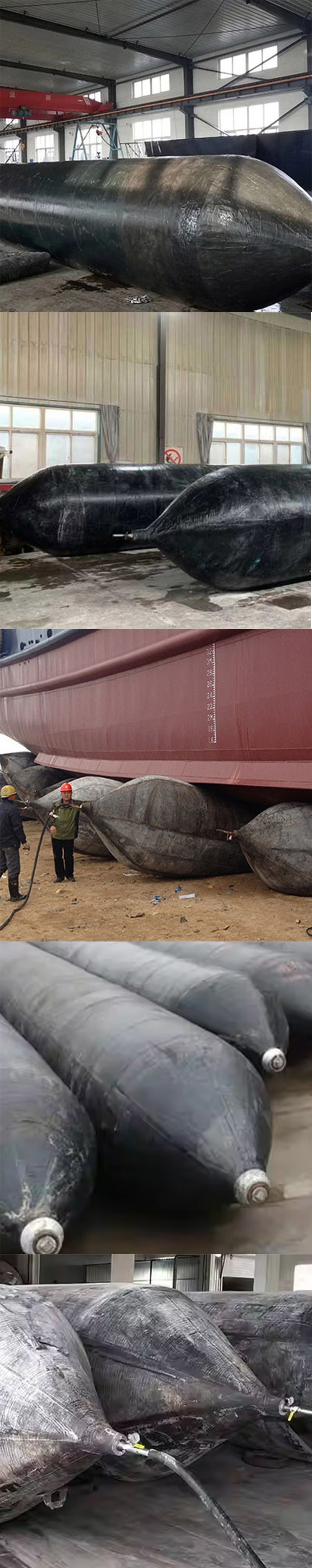 Durable Rubber Airbag For Boat Launching And Marine Salvage