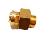 Lead Free Brass water meter union coupling Fittings CNC Machining