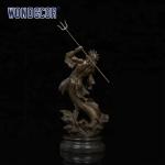 Custom brass Bronze Statues Sculpture Emperor Poseidon shape