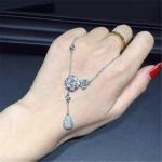 Piaget full diamonds necklace of 18kt gold with white gold
