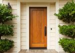 Commercial Solid Wood Interior Doors With Glass , Solid Wood Front Doors For