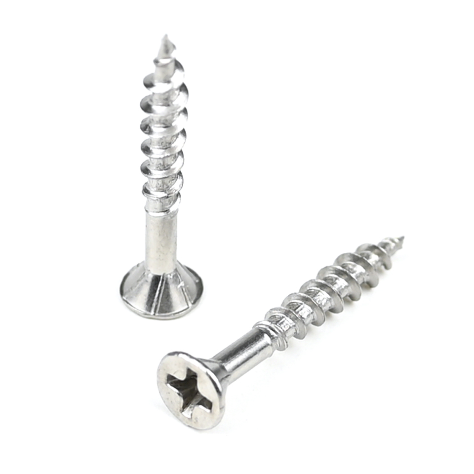 Ruspert Finish 25mm Phillips Flat Head Wood Chipboard Screw for Furniture Installation