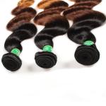 Factory Price Ombre 3 Color New Arrival 8"-30" Fashion Hot Sale Hair Weft