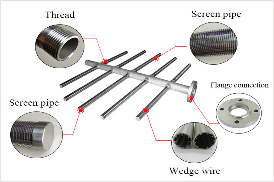 Johnson Wedge Wire Filter Tube Resin Trap Strainer Pipe In Water Input Device