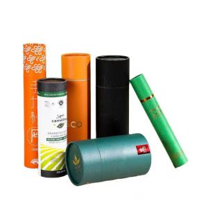 Quality Tea Candle Tube Packaging Box Round Cylindrical Paper Tube Box wholesale