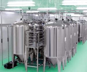 Quality 1000L Pharmaceutical Storage Tank Vertical Steel Storage Tank 0.5 MPa wholesale