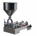 220V Double heads Semi Automatic Cream Filling Machine for cosmetic paste