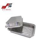 100 Recycled 1.65lbs Aluminum Trays For Food Rectangle