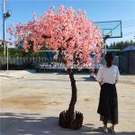 Anti - Aging Outdoor Artificial Cherry Blossom Tree / Cherry Blossom Plastic